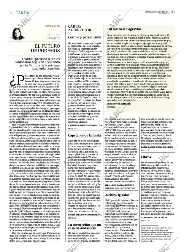 ABC SEVILLA 09-08-2014 página 16