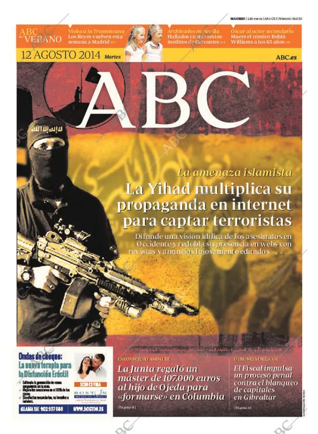 ABC MADRID 12-08-2014 página 1