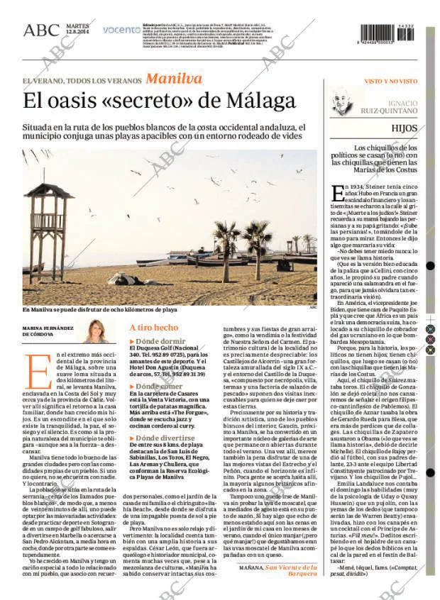 ABC MADRID 12-08-2014 página 72