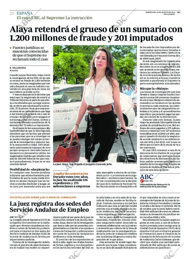 ABC MADRID 13-08-2014 página 20