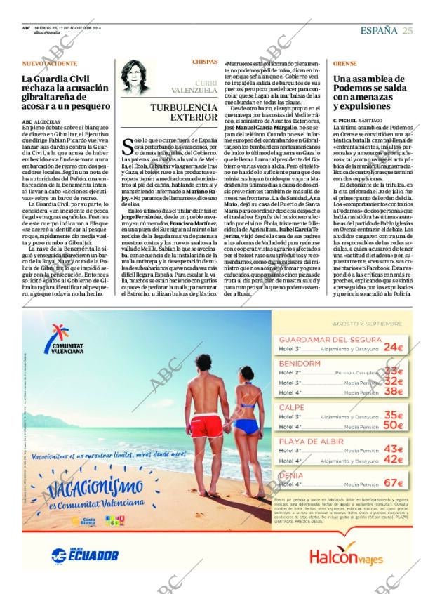 ABC MADRID 13-08-2014 página 25