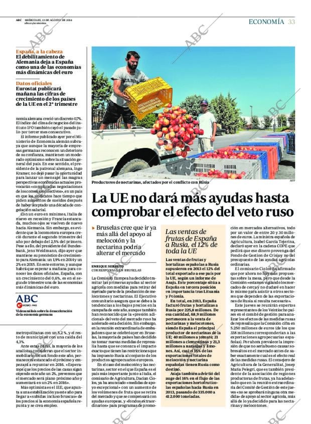 ABC MADRID 13-08-2014 página 33