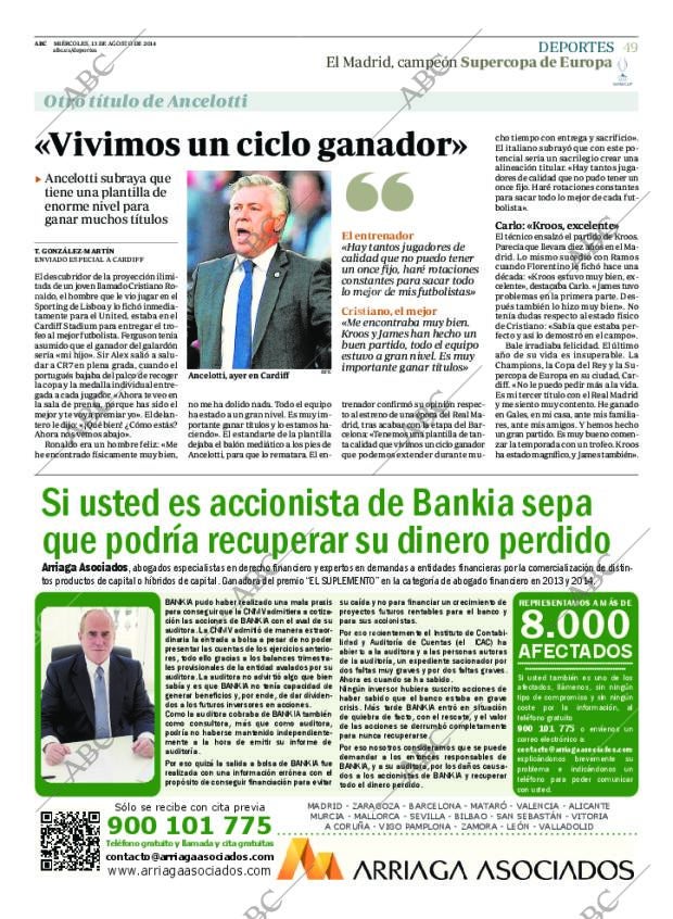 ABC MADRID 13-08-2014 página 49