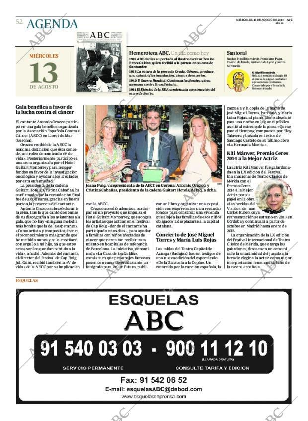 ABC MADRID 13-08-2014 página 52