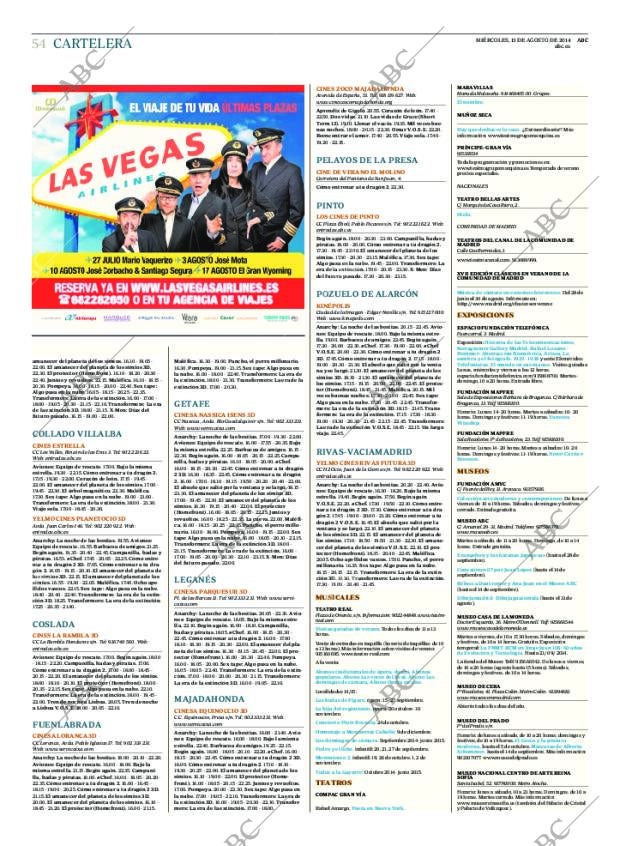 ABC MADRID 13-08-2014 página 54
