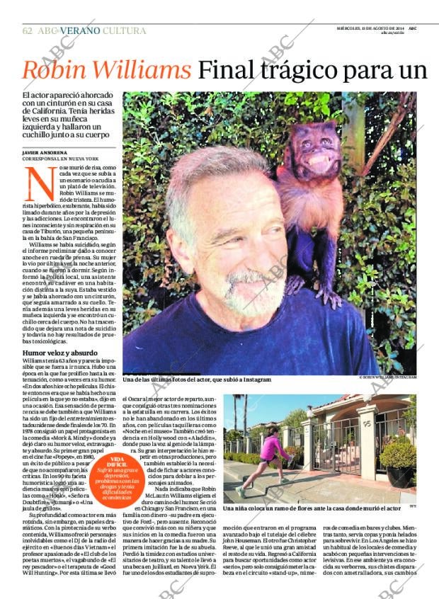 ABC MADRID 13-08-2014 página 62