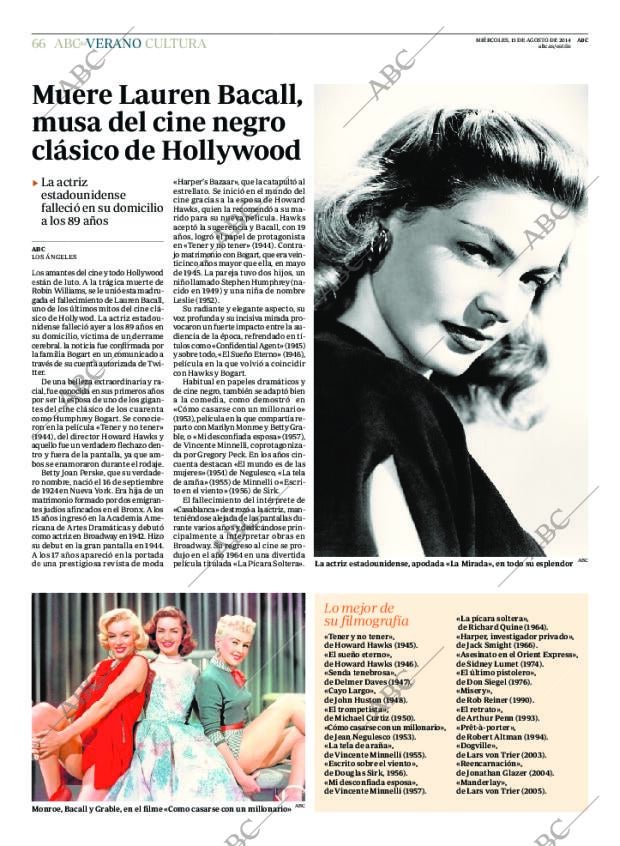 ABC MADRID 13-08-2014 página 66