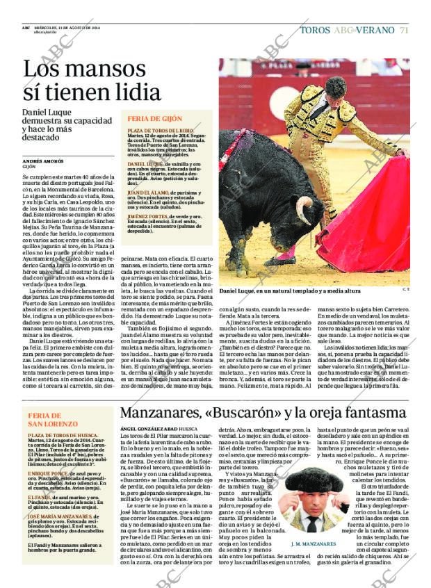 ABC MADRID 13-08-2014 página 71