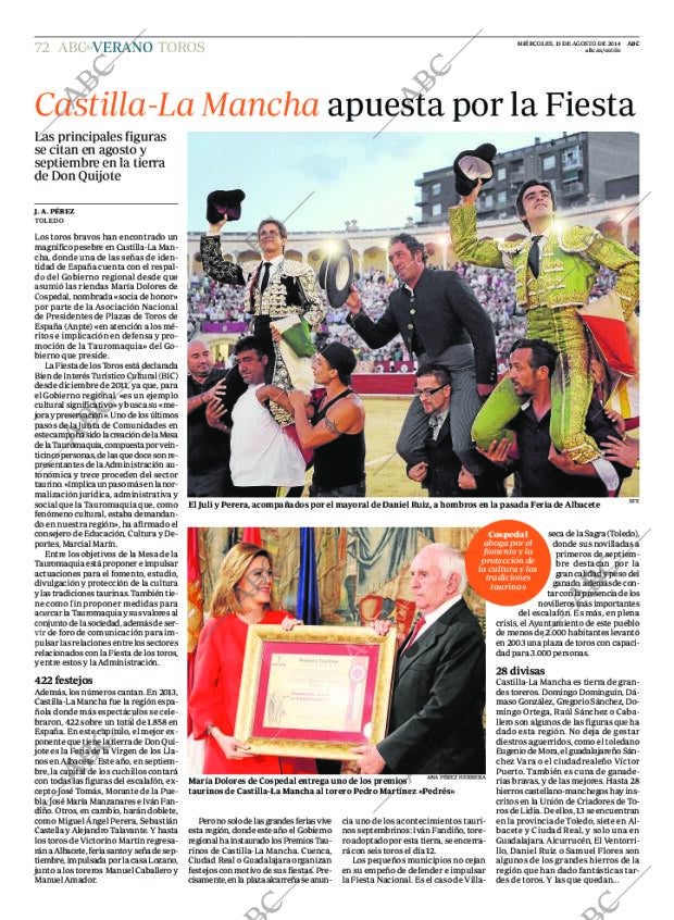 ABC MADRID 13-08-2014 página 72