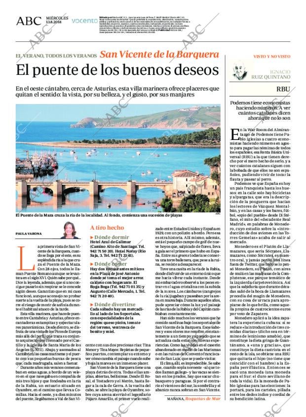 ABC MADRID 13-08-2014 página 78