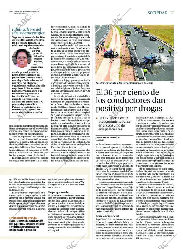 ABC MADRID 15-08-2014 página 37