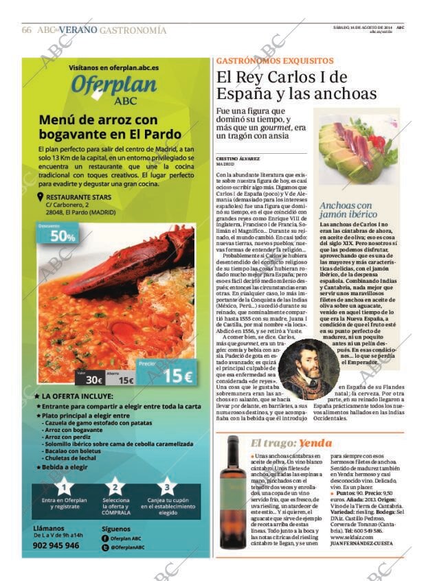 ABC MADRID 16-08-2014 página 66