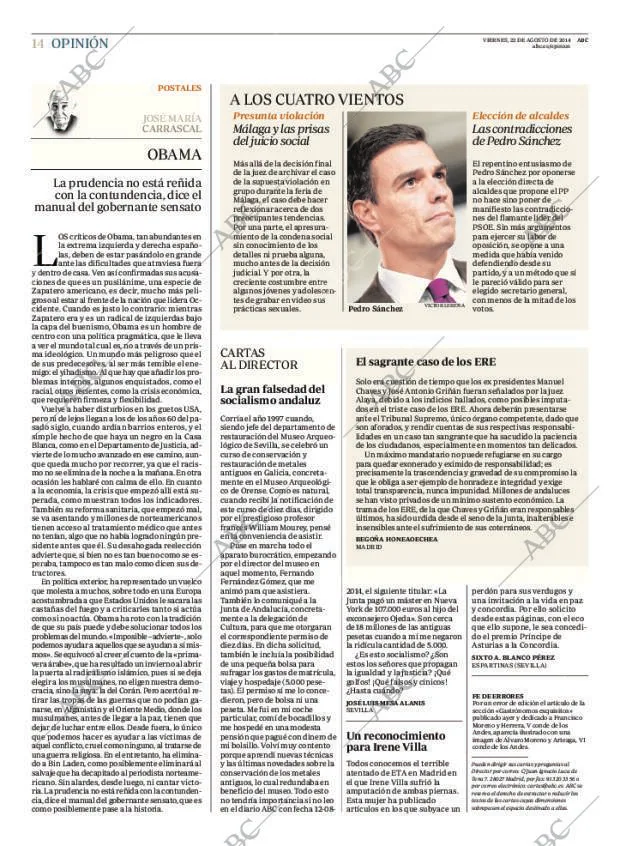 ABC MADRID 22-08-2014 página 14