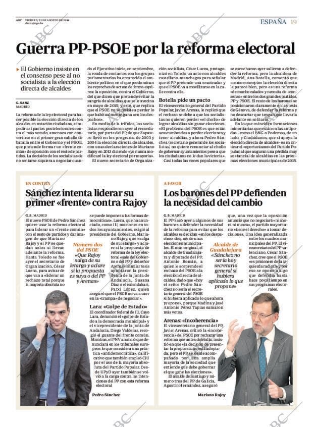 ABC MADRID 22-08-2014 página 19