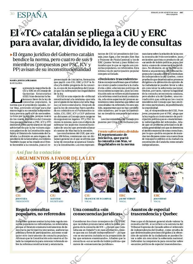 ABC CORDOBA 23-08-2014 página 30