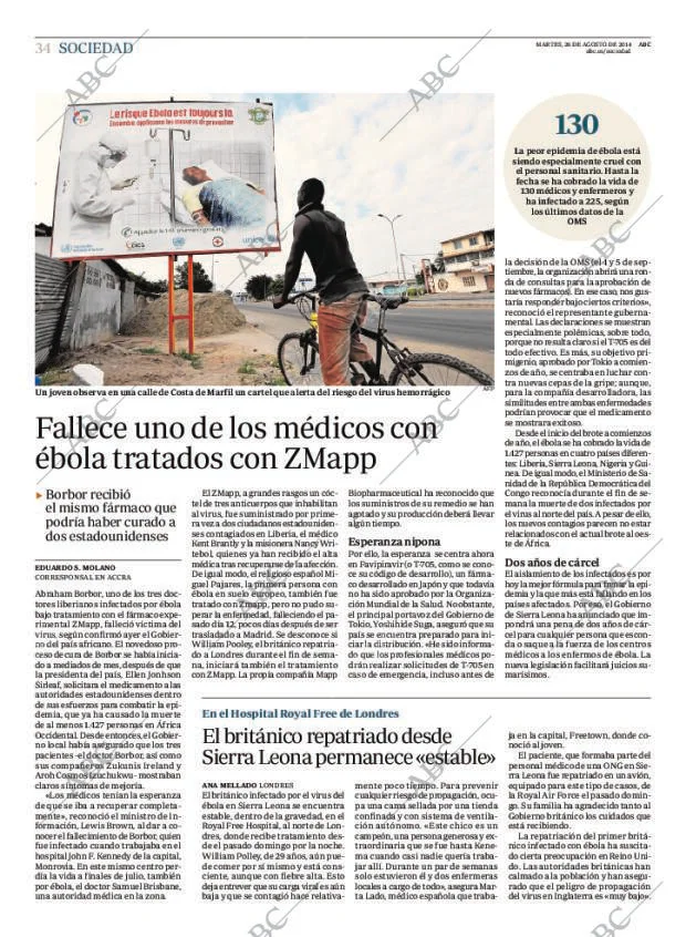 ABC MADRID 26-08-2014 página 34