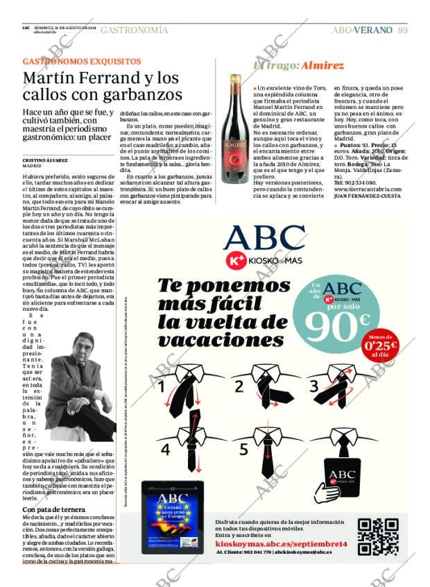 ABC MADRID 31-08-2014 página 89