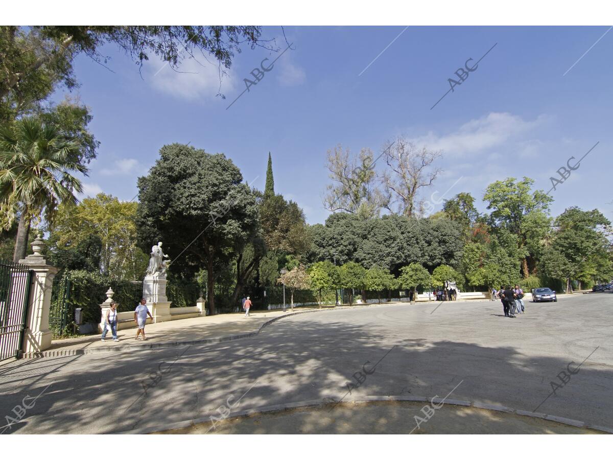 La glorieta de Covadonga del parque de María Luisa Archivo ABC
