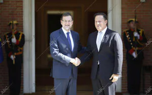 Reunión Mariano Rajoy con Juan Carlos Valera presidente de Panamá