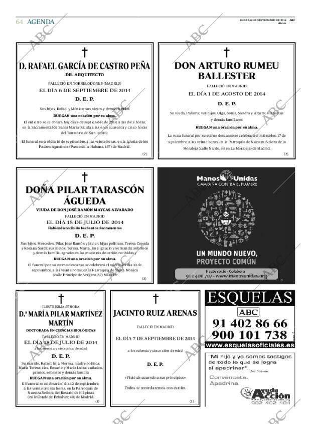 ABC MADRID 08-09-2014 página 64