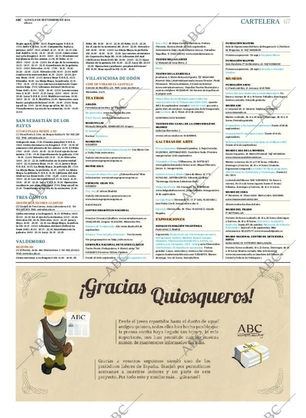ABC MADRID 08-09-2014 página 67