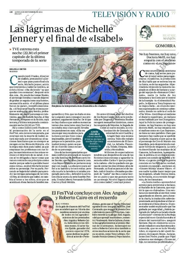 ABC MADRID 08-09-2014 página 77