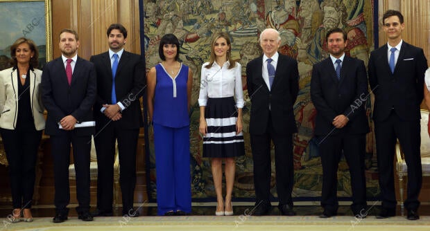 audiencia de S.M. la reina letizia a la fundacion alia2-foto ernesto agudo