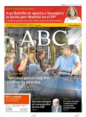ABC CORDOBA 10-09-2014 página 1