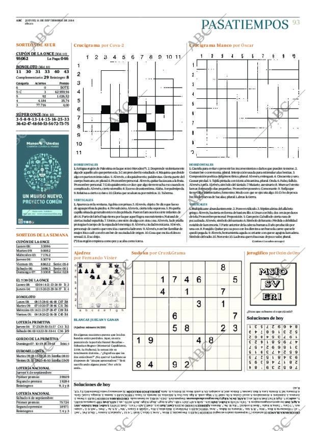 ABC CORDOBA 11-09-2014 página 93