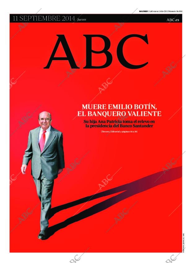 ABC MADRID 11-09-2014 página 1