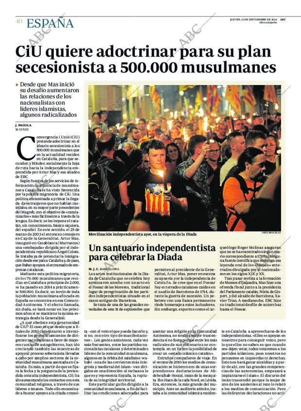 ABC MADRID 11-09-2014 página 40
