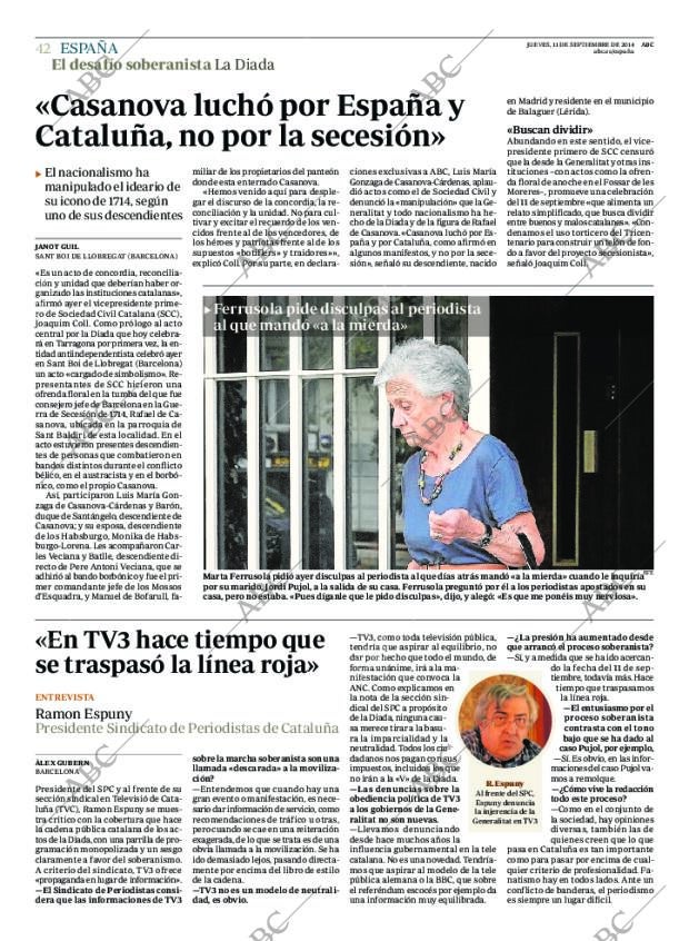 ABC MADRID 11-09-2014 página 42