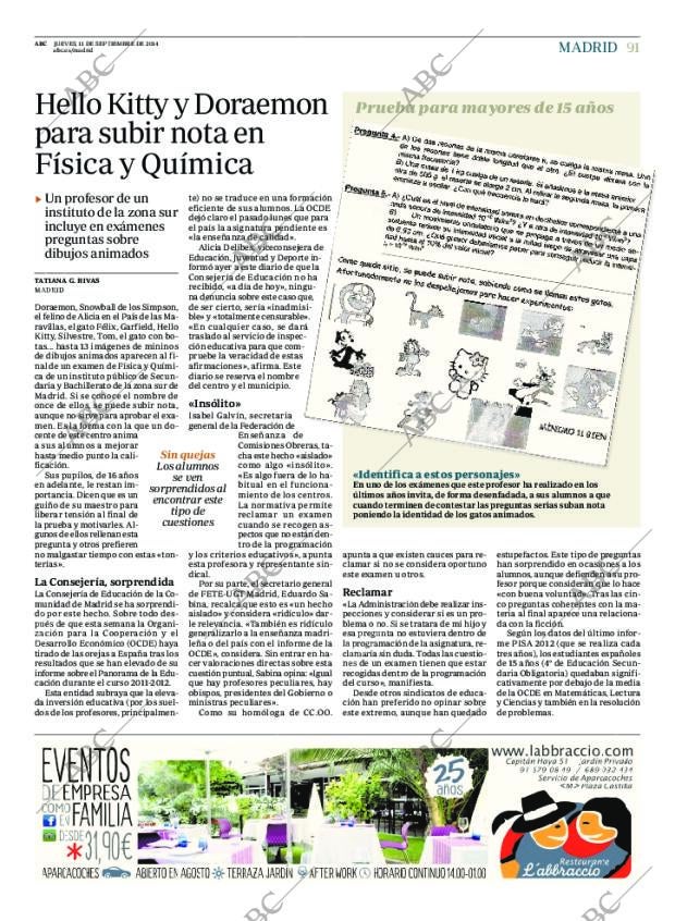 ABC MADRID 11-09-2014 página 91