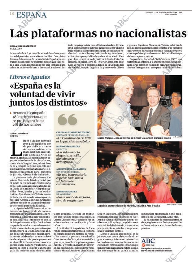 ABC MADRID 12-09-2014 página 18