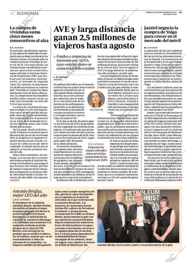 ABC MADRID 12-09-2014 página 42