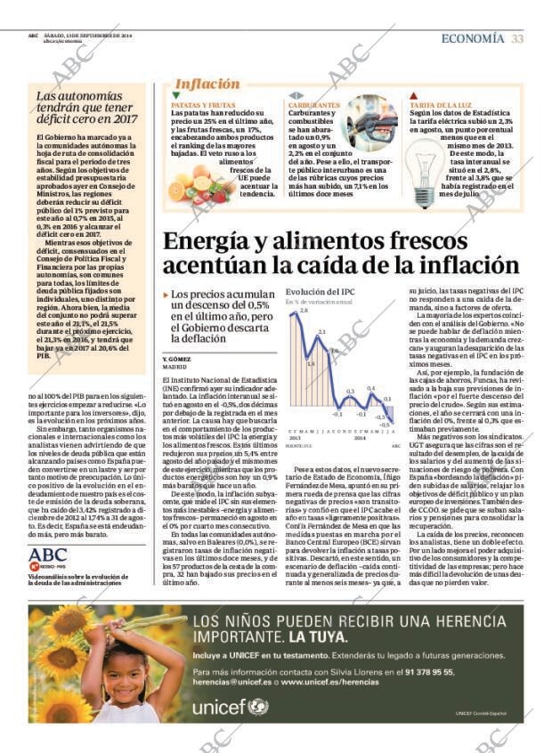 ABC MADRID 13-09-2014 página 33