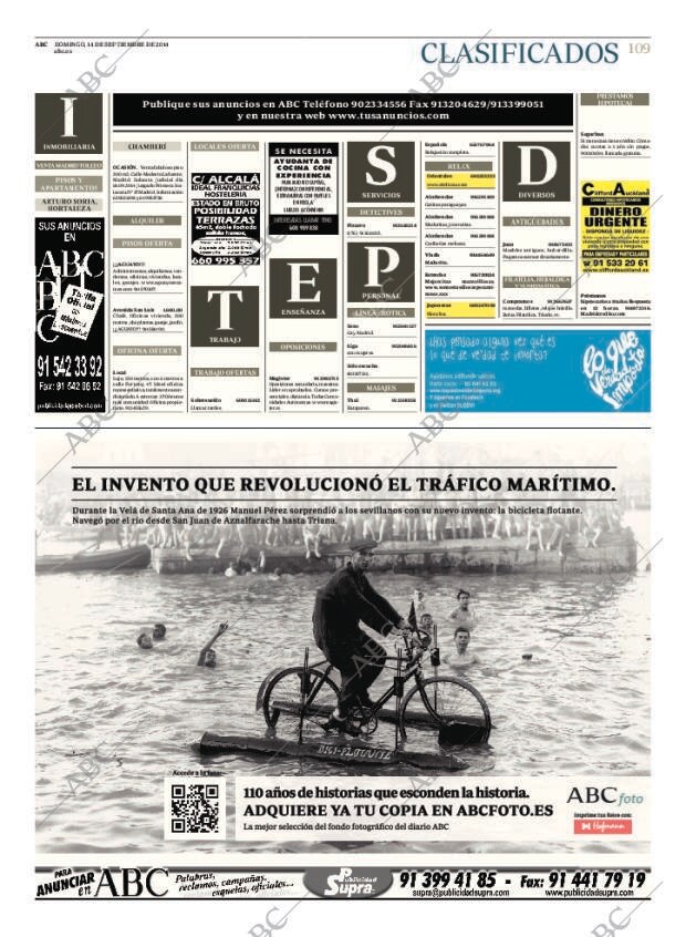 ABC MADRID 14-09-2014 página 109