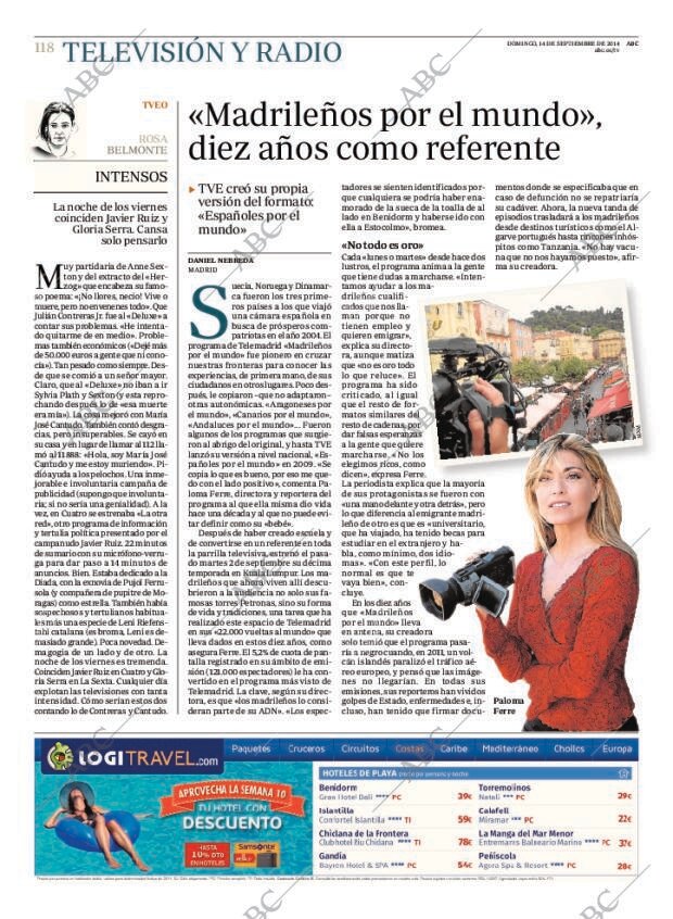 ABC MADRID 14-09-2014 página 118