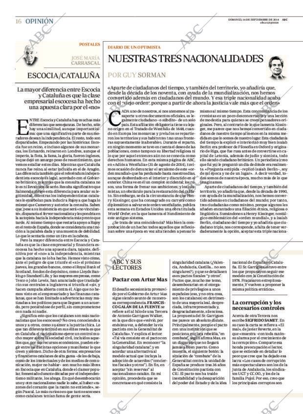 ABC MADRID 14-09-2014 página 16