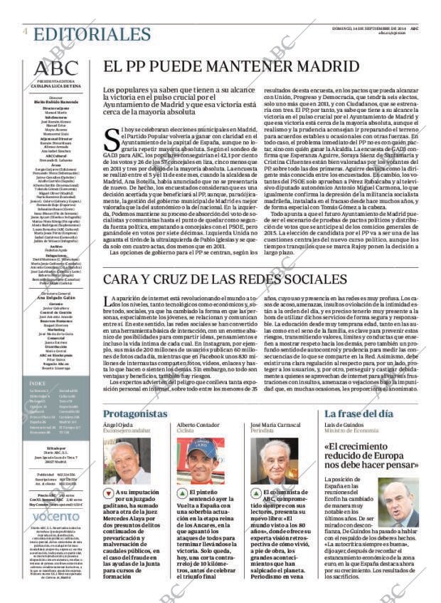 ABC MADRID 14-09-2014 página 4