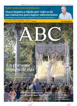 ABC SEVILLA 14-09-2014 página 1