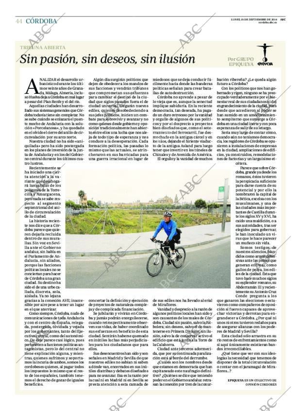 ABC CORDOBA 15-09-2014 página 44