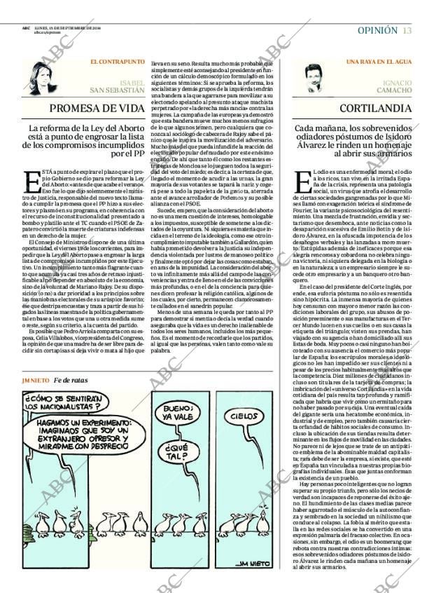 ABC MADRID 15-09-2014 página 13