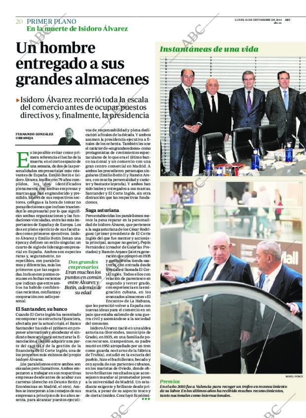 ABC MADRID 15-09-2014 página 20