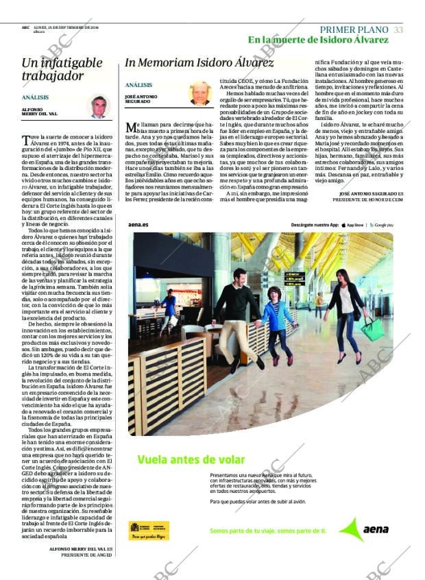 ABC MADRID 15-09-2014 página 33
