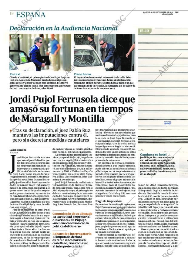 ABC MADRID 16-09-2014 página 18