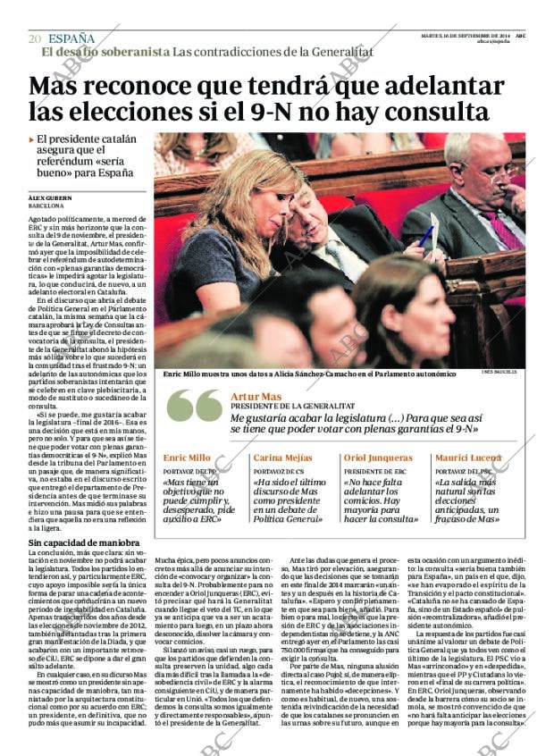 ABC MADRID 16-09-2014 página 20
