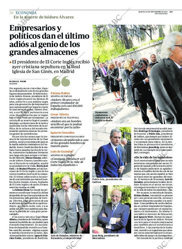 ABC MADRID 16-09-2014 página 38