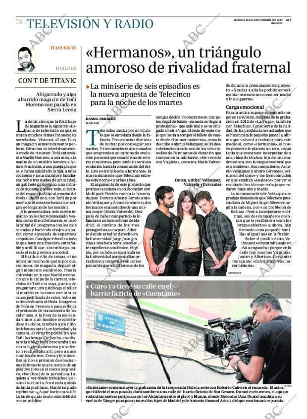 ABC MADRID 16-09-2014 página 86