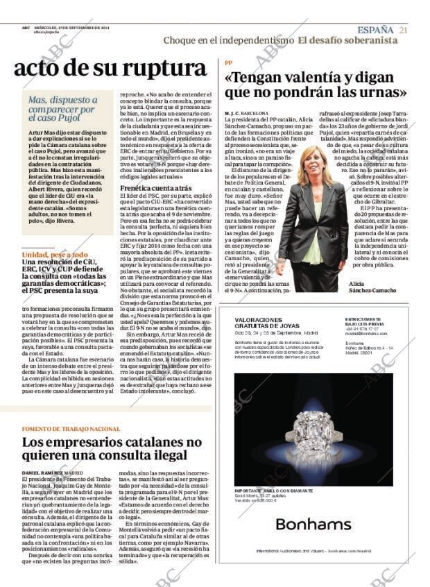 ABC MADRID 17-09-2014 página 21